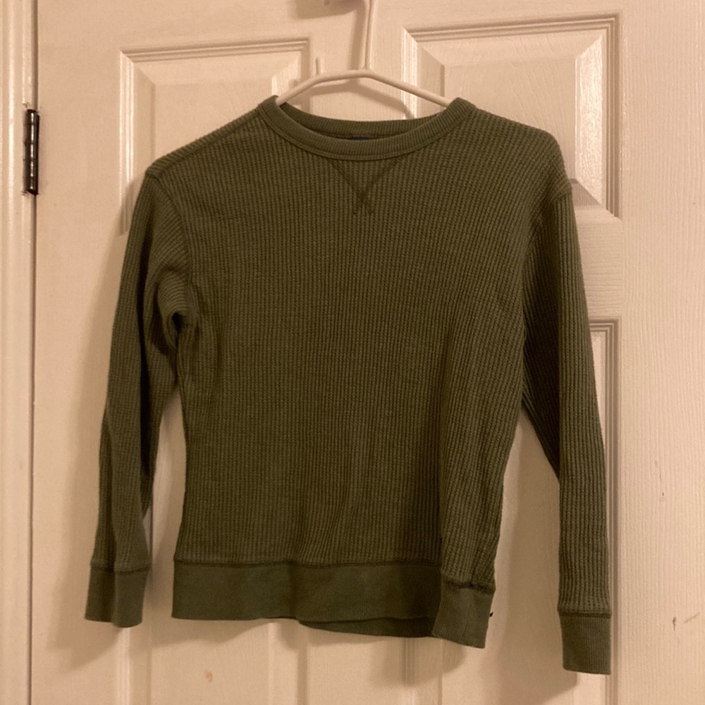 Old Navy Olive Green Crew Neck Sweater